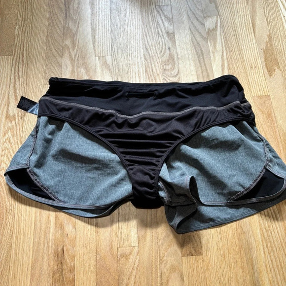 Champion C9 Athletic Shorts Black Grey Lined Zip Pocket - Picture 10 of 11